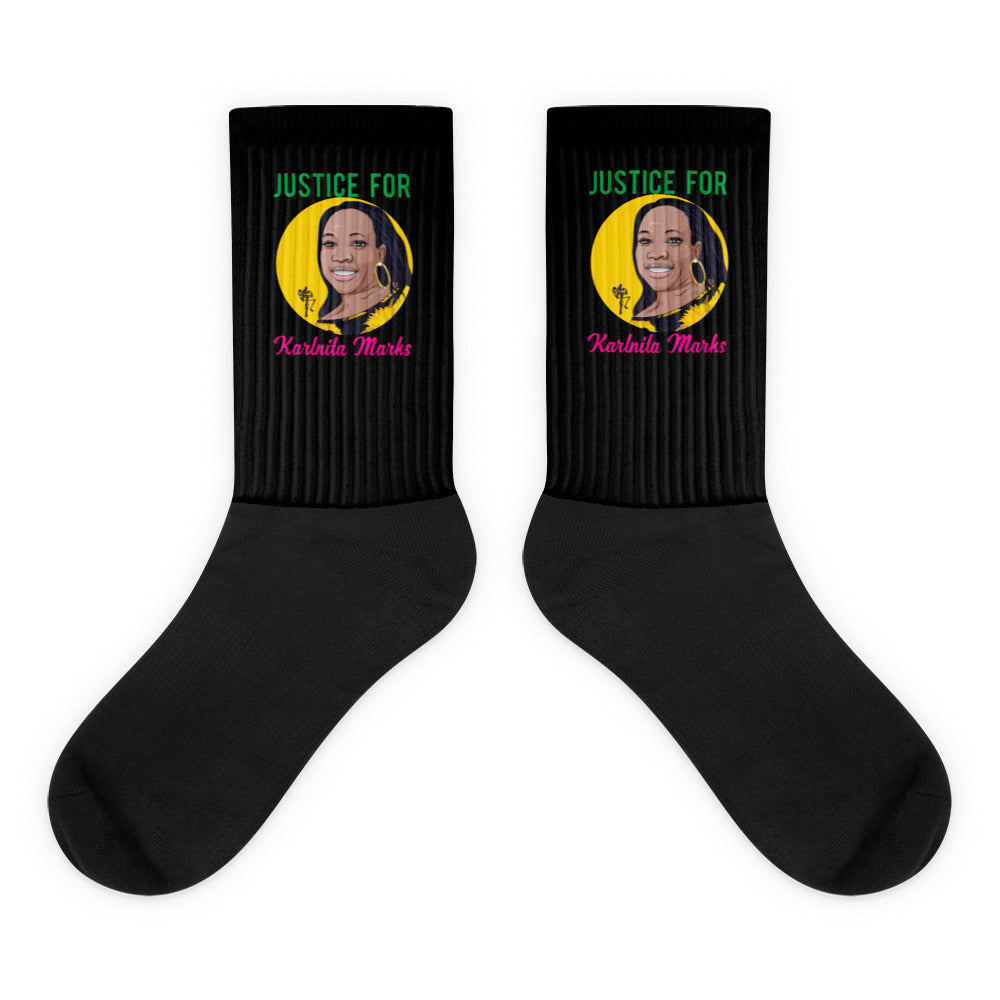 Justice for Karlnita Marks Socks
