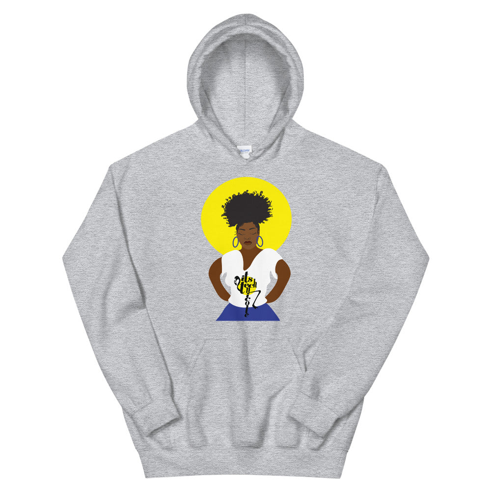 Blue and Gold Unisex Hoodie