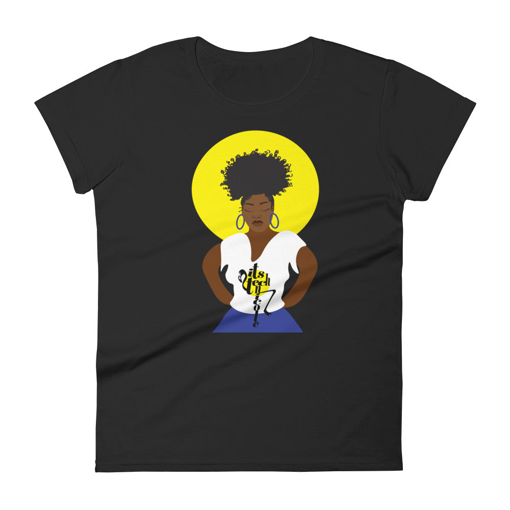 Blue and Gold Women's short sleeve t-shirt