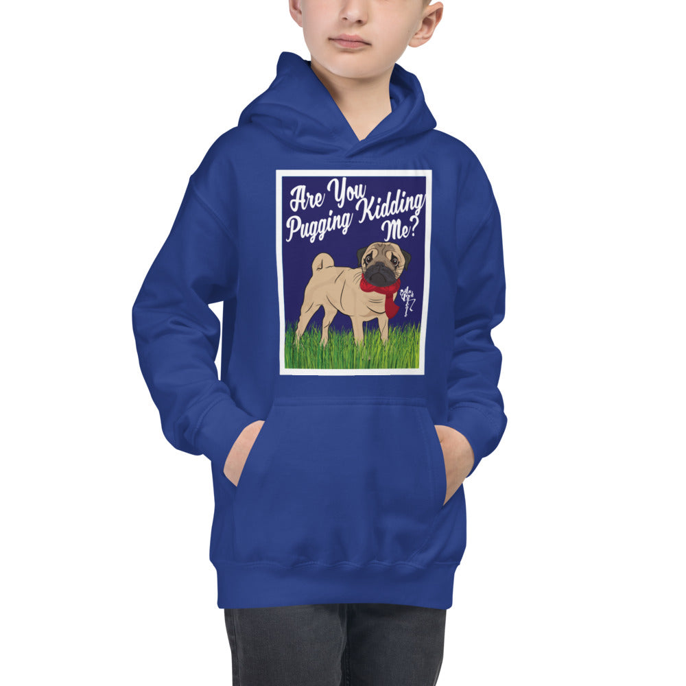 Are You Pugging Kidding Me? Kids Hoodie