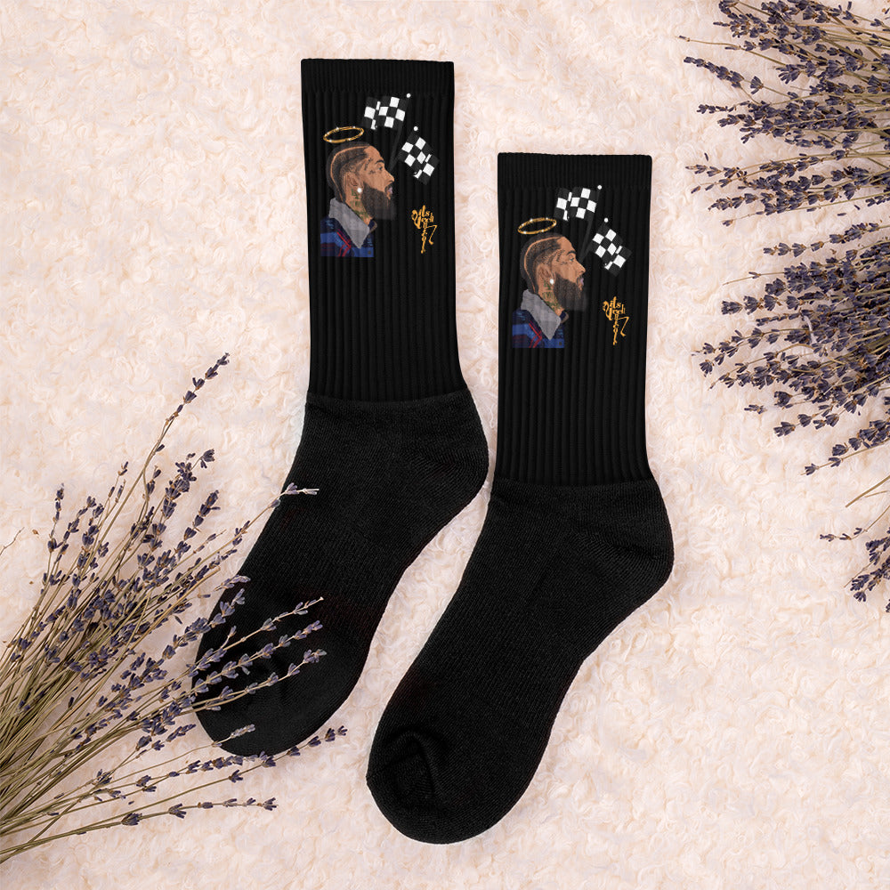 Nipsey Hussle Tribute Socks