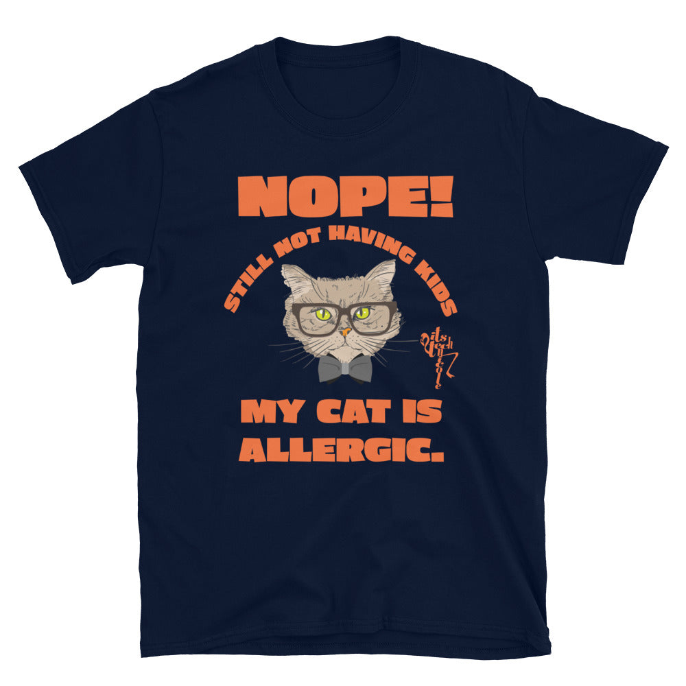 Allergic Cat Short-Sleeve T-Shirt
