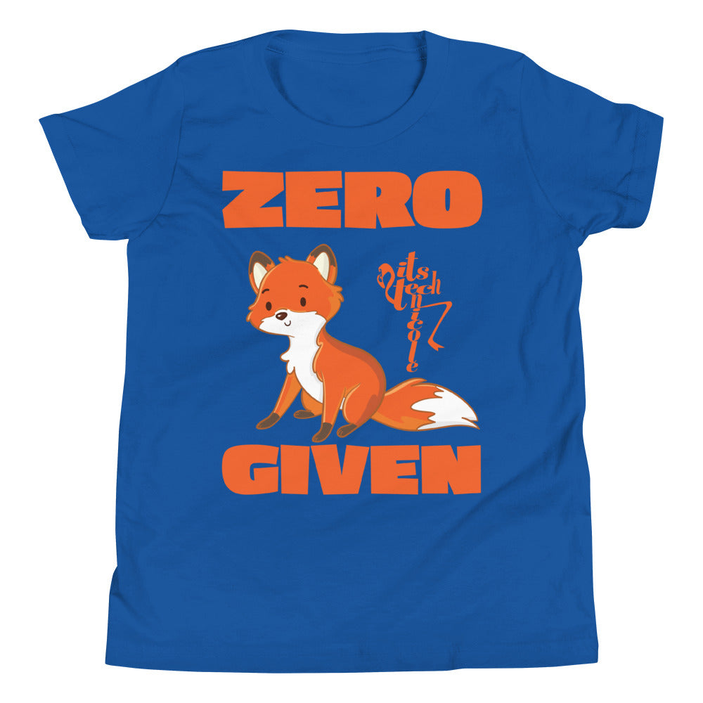 Zero Fox Given Youth Short Sleeve T-Shirt