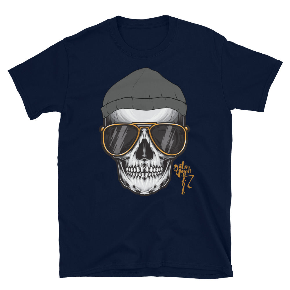 Skull and Beanie Short-Sleeve T-Shirt