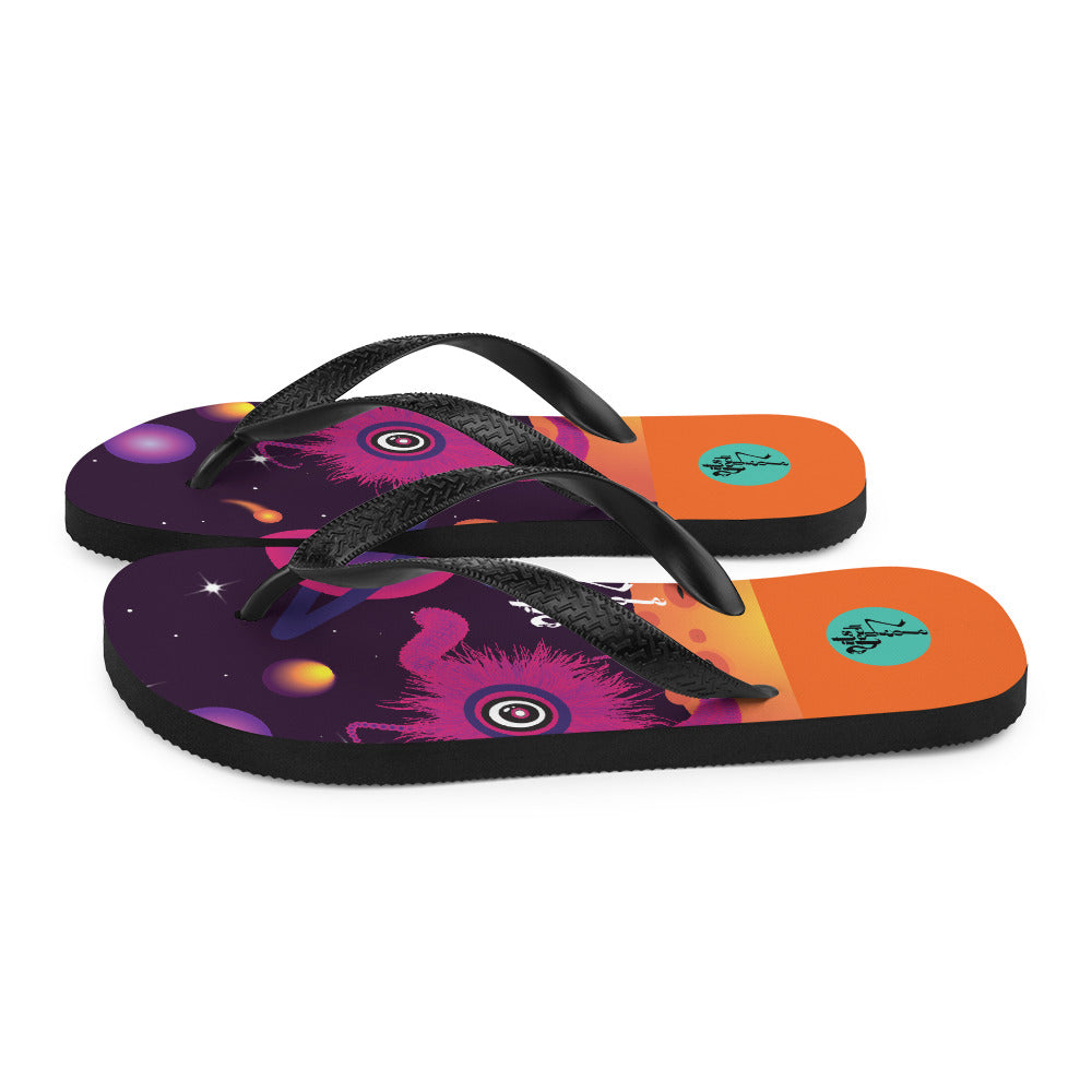 Technicole-ly In Space Flip-Flops