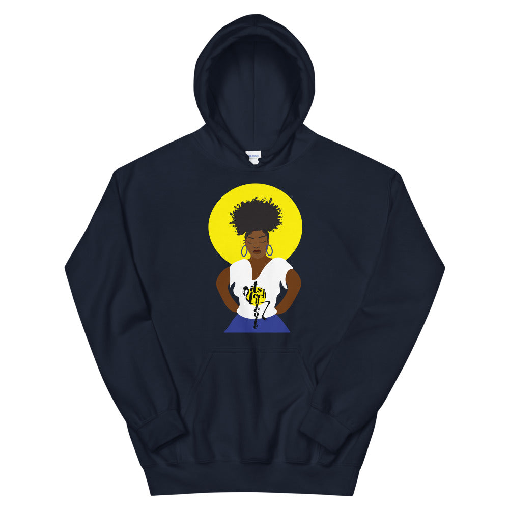 Blue and Gold Unisex Hoodie