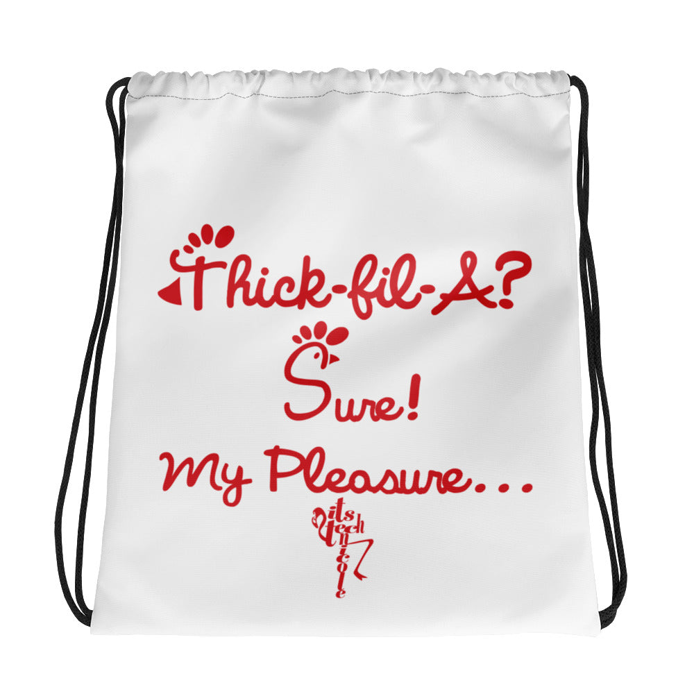 Thick-Fil-A Drawstring bag