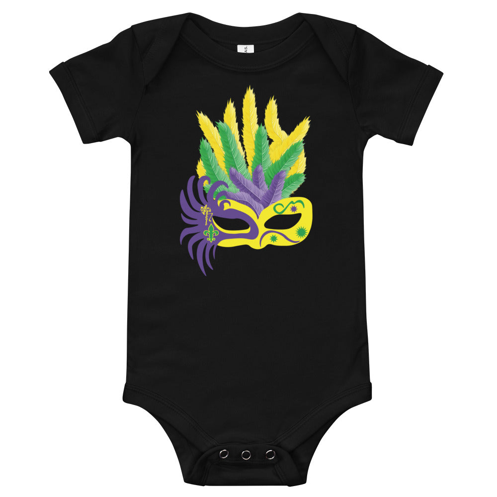 Mardi Gras Mask Onesie