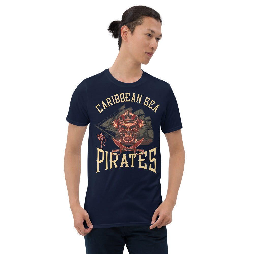 Caribbean Sea Pirates Short-Sleeve Unisex T-Shirt