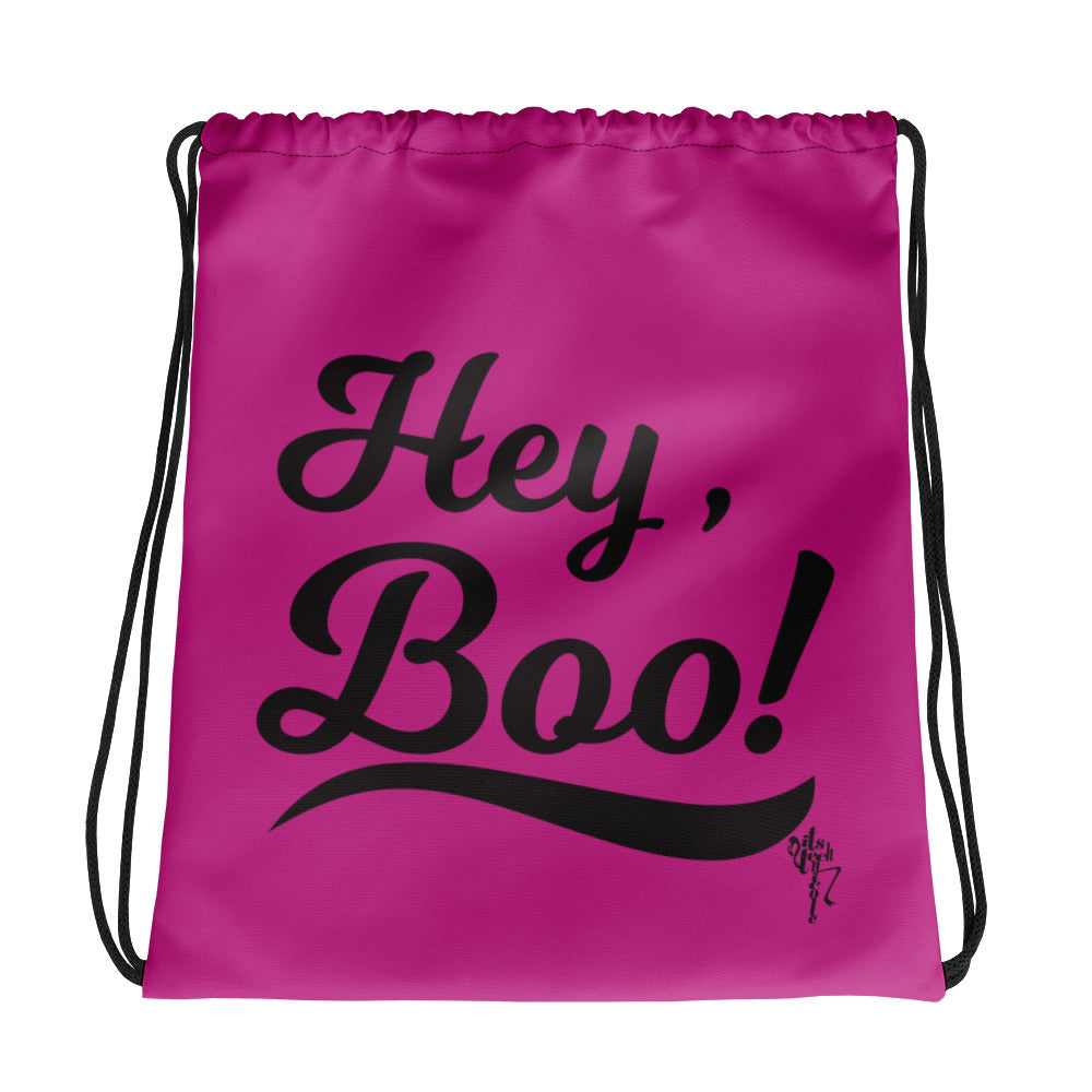 Hey, Boo! Drawstring bag