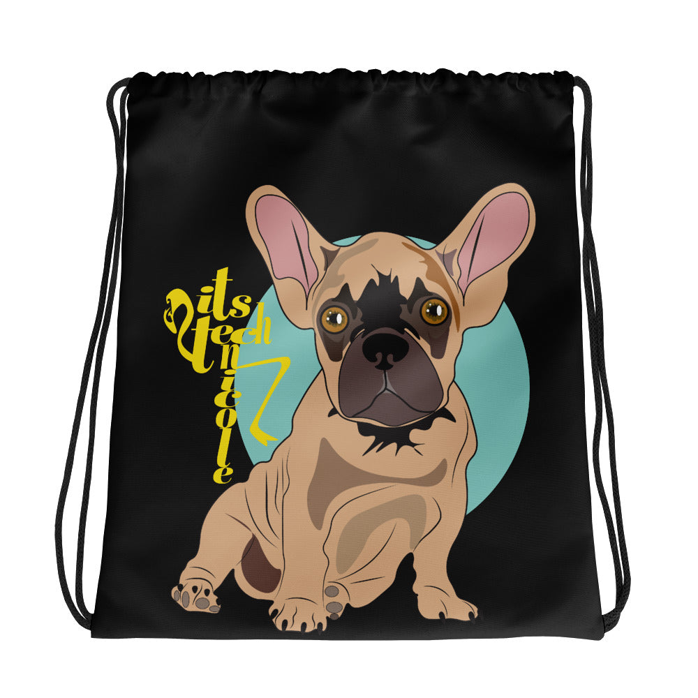 French Bulldog Drawstring bag