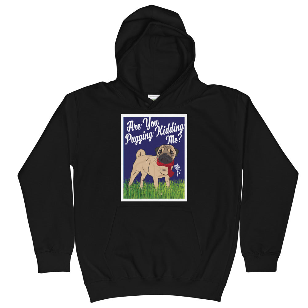 Are You Pugging Kidding Me? Kids Hoodie