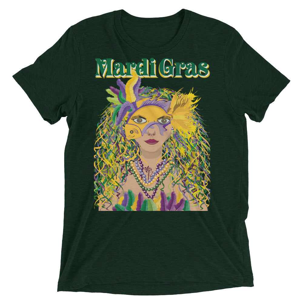 Mardi Gras Belle Short sleeve t-shirt