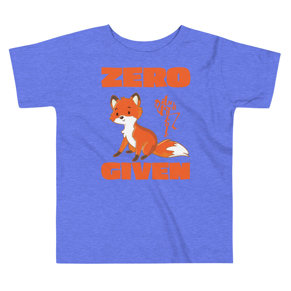Zero Fox Given Toddler Short Sleeve Tee