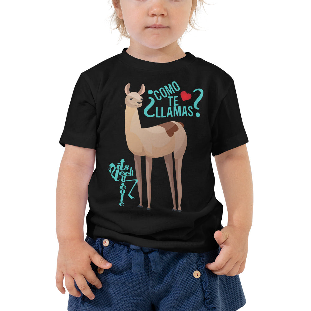 Como Te Llamas Toddler Short Sleeve Tee