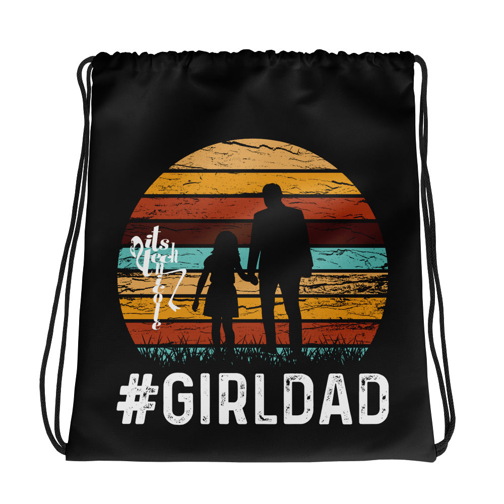 #GirlDad Drawstring bag