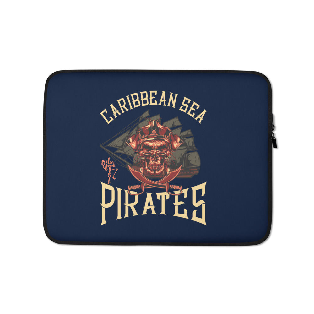 Caribbean Sea Pirates Laptop Sleeve