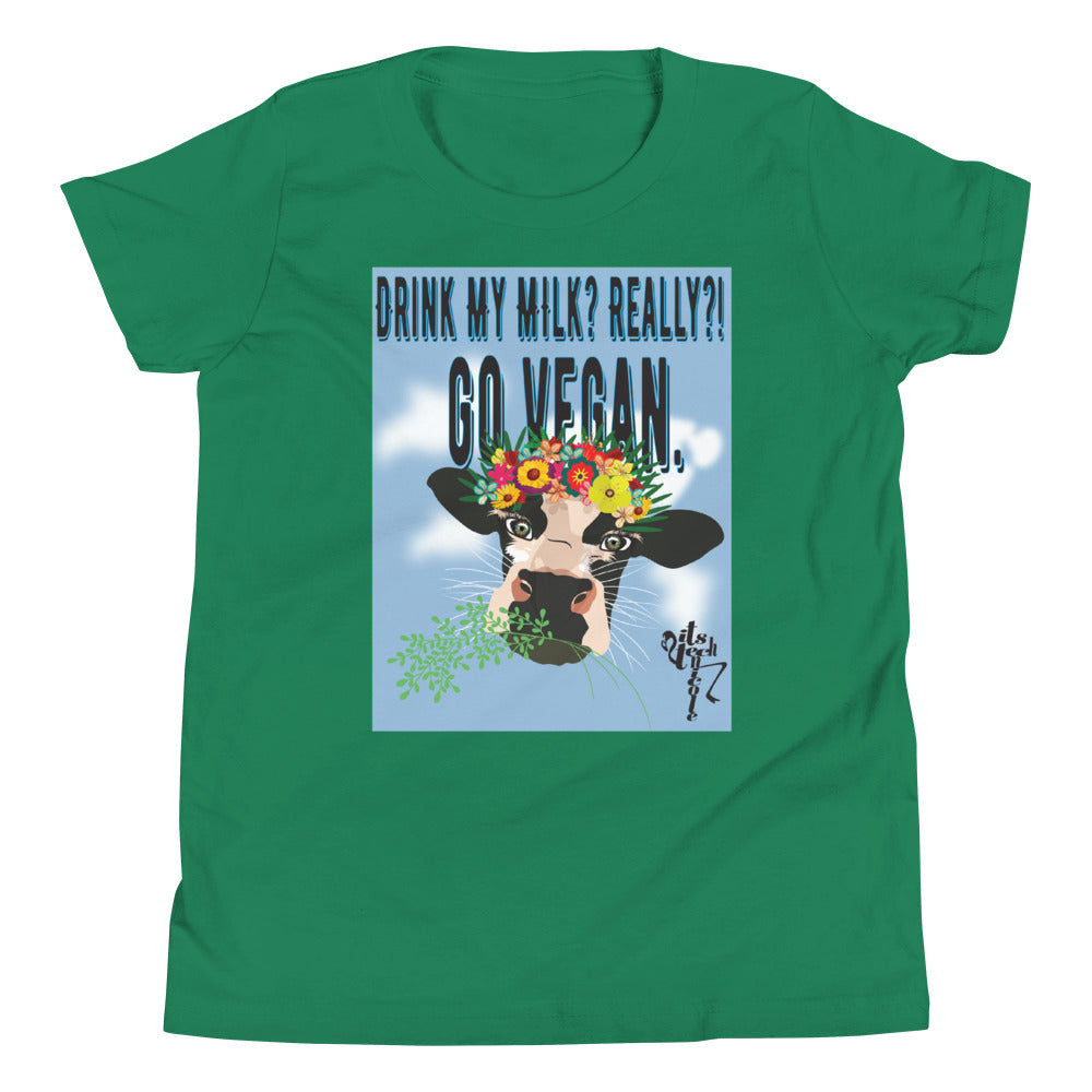 Go Vegan Youth Short Sleeve T-Shirt