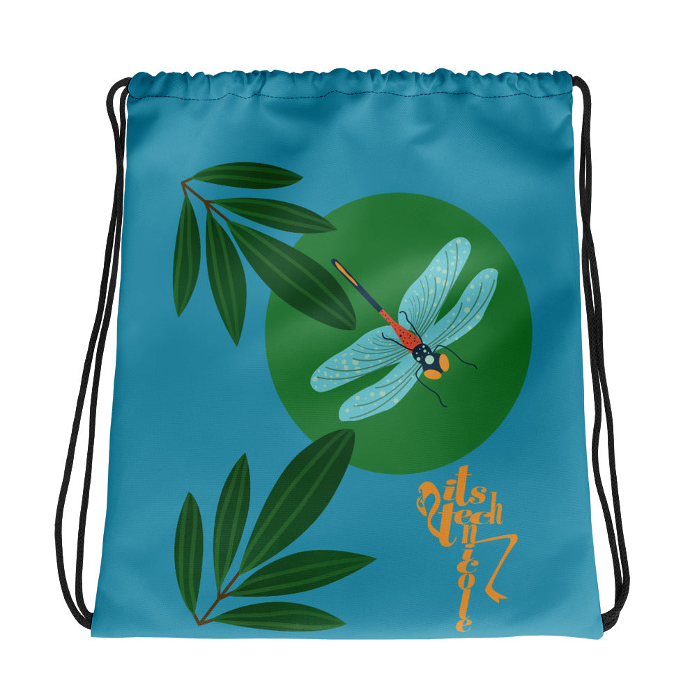 Dragonfly Drawstring bag