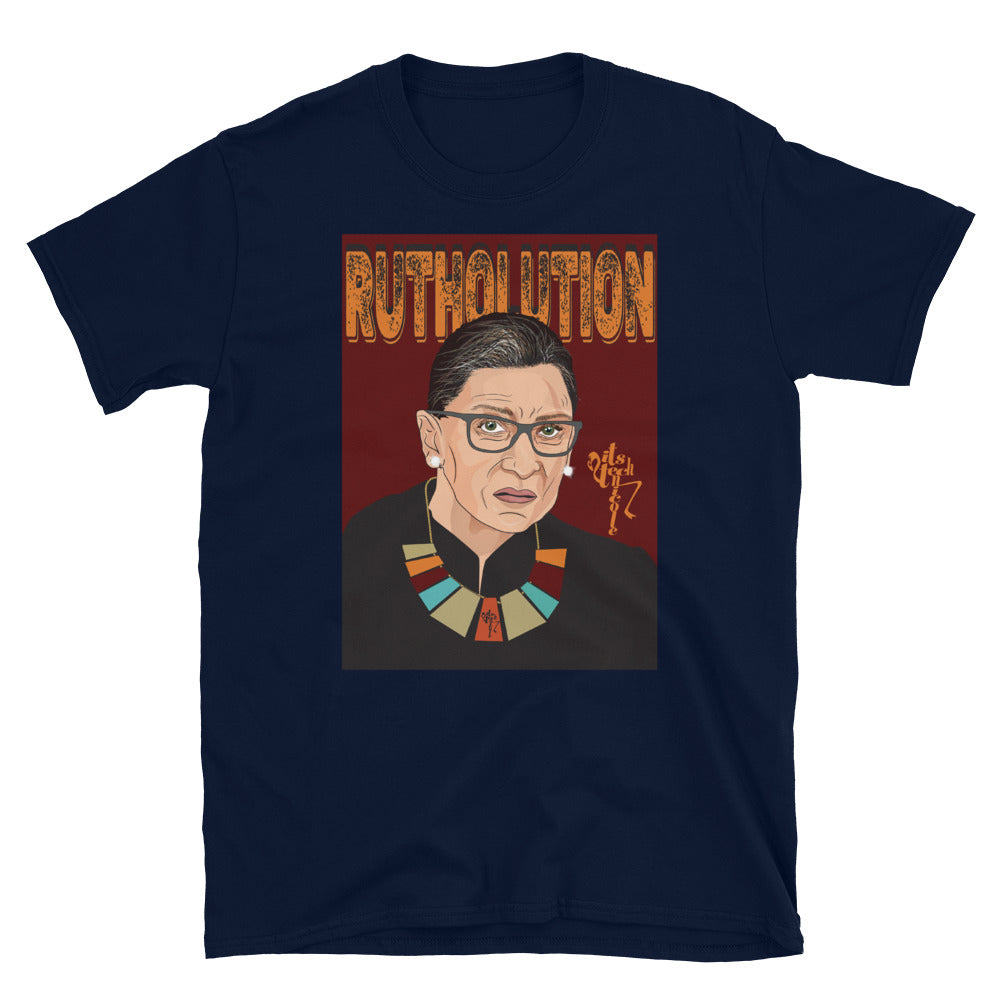 Ruth Bader Ginsburg Tribute Art Short-Sleeve Unisex T-Shirt