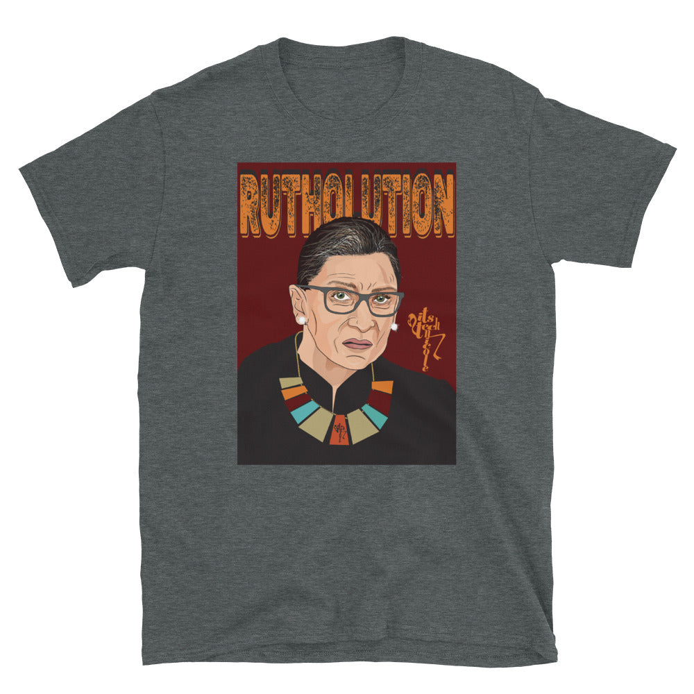 Ruth Bader Ginsburg Tribute Art Short-Sleeve Unisex T-Shirt