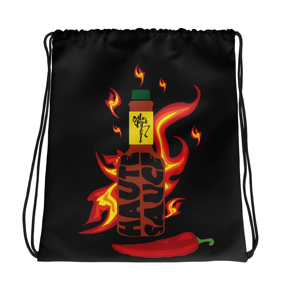 Haute Sauce Drawstring bag