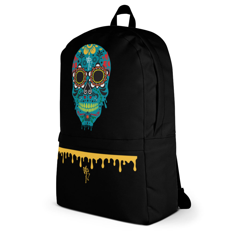 Dia de los Muertos Azul Backpack