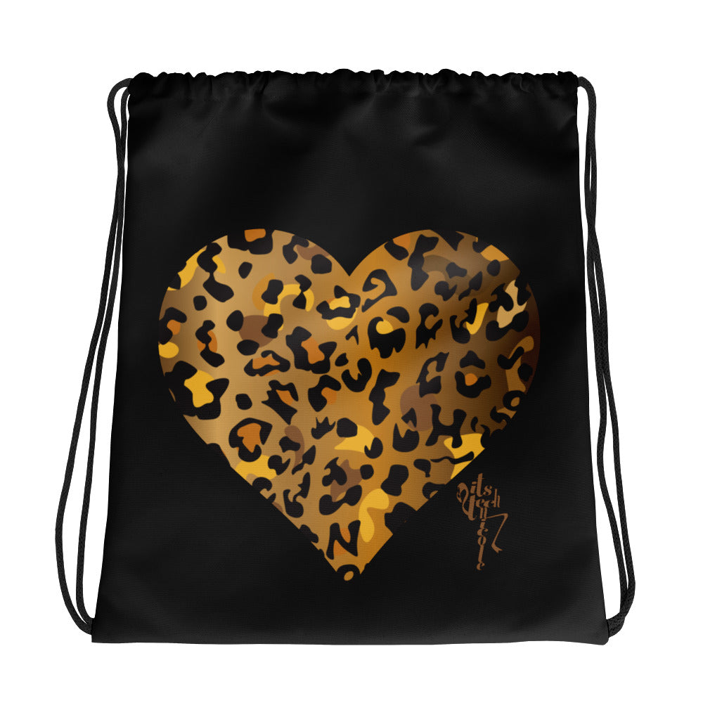 Leopard Love Drawstring bag