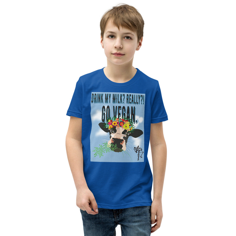 Go Vegan Youth Short Sleeve T-Shirt