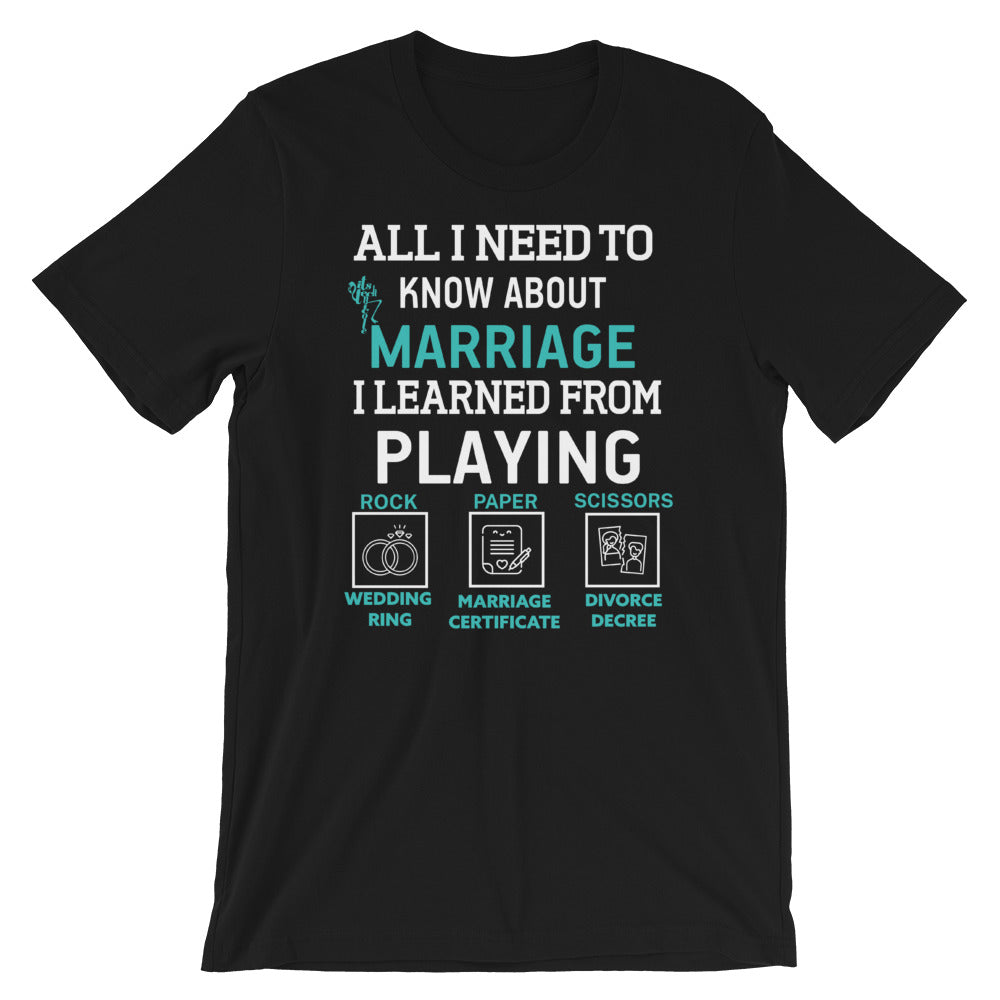 Rock, Paper, Scissors Short-Sleeve Unisex T-Shirt