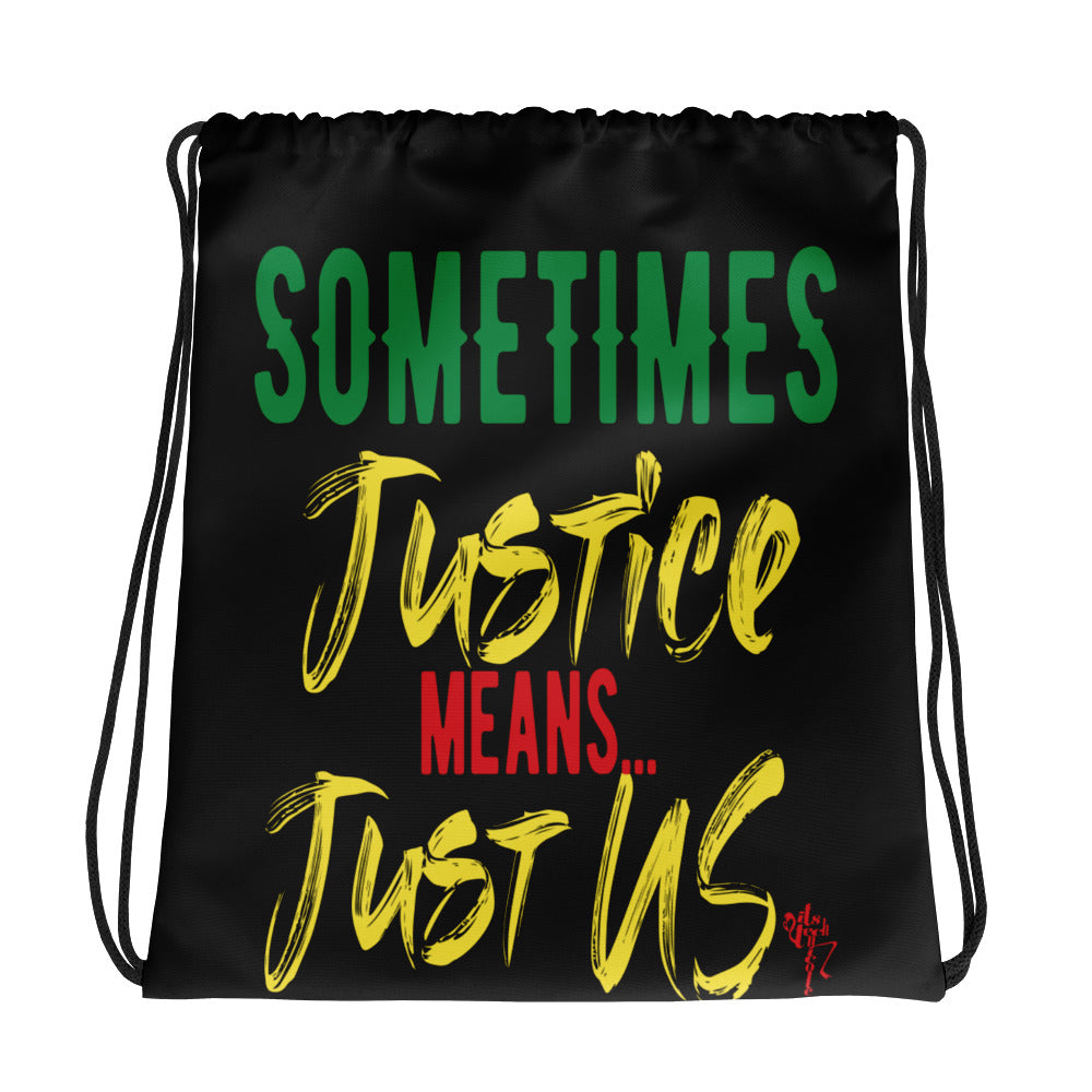 Justice Drawstring bag