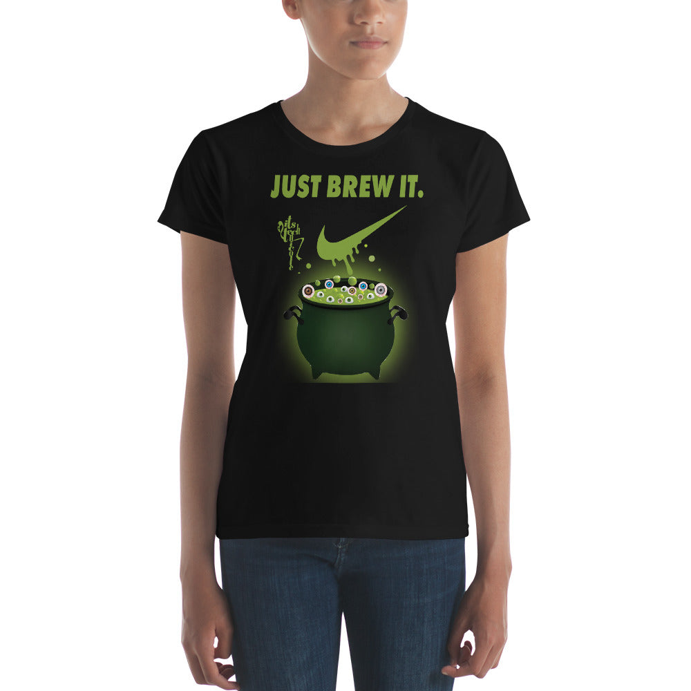 Just Brew It! Women's short sleeve t-shirt