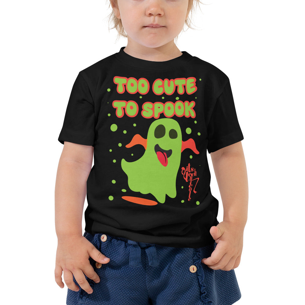 Too Cute To Spook Toddler Short Sleeve Tee