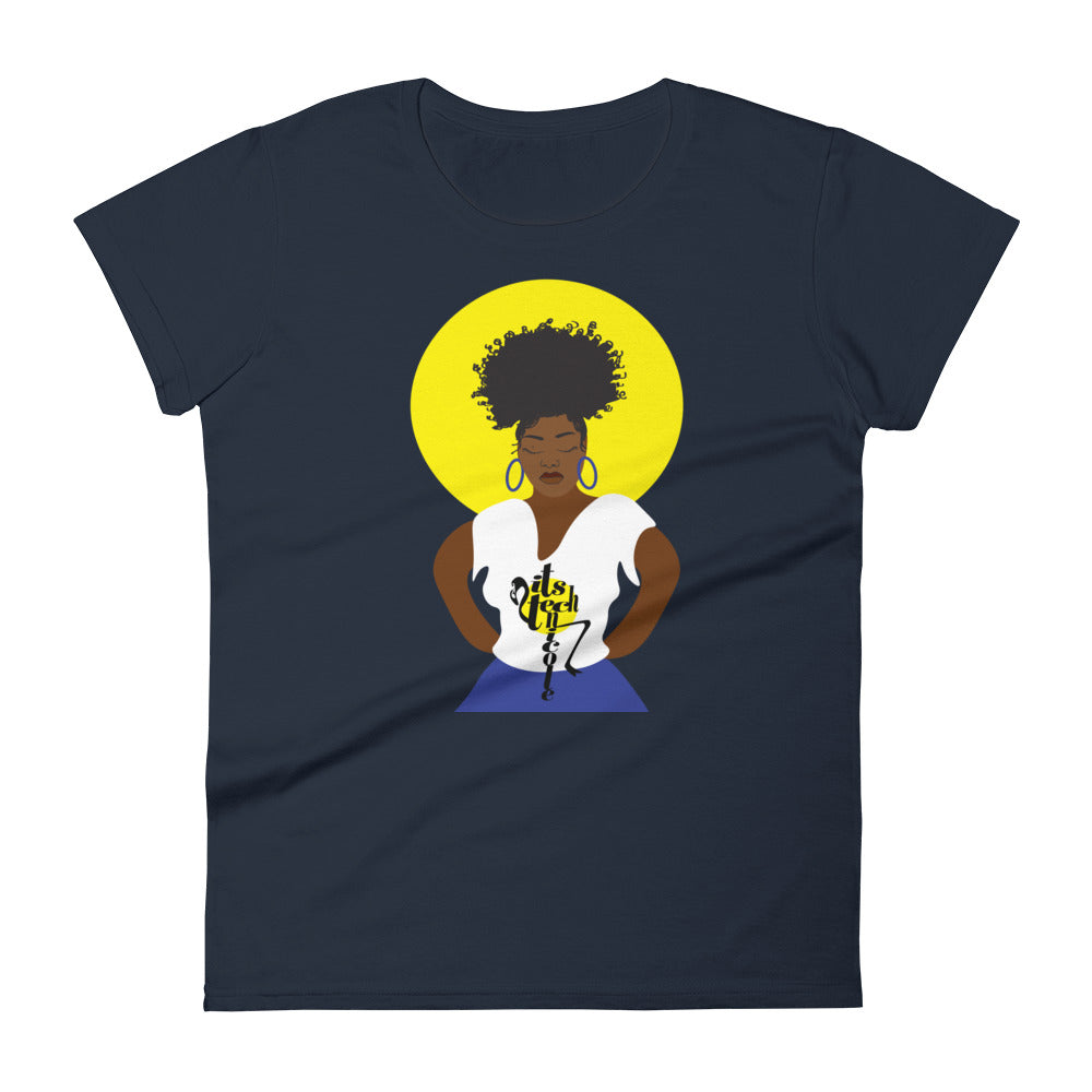 Blue and Gold Women's short sleeve t-shirt