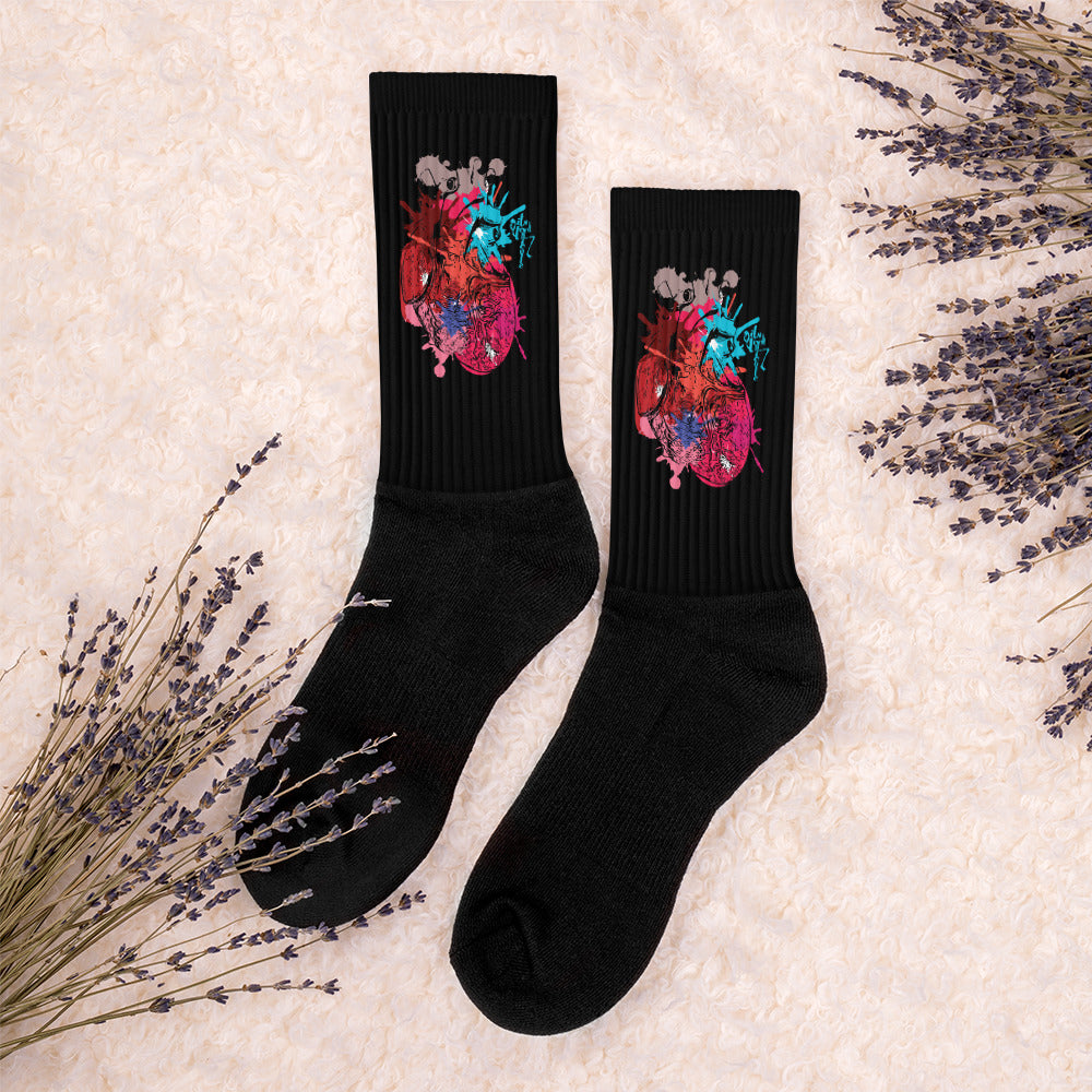 Art Heart Series: 1 Socks