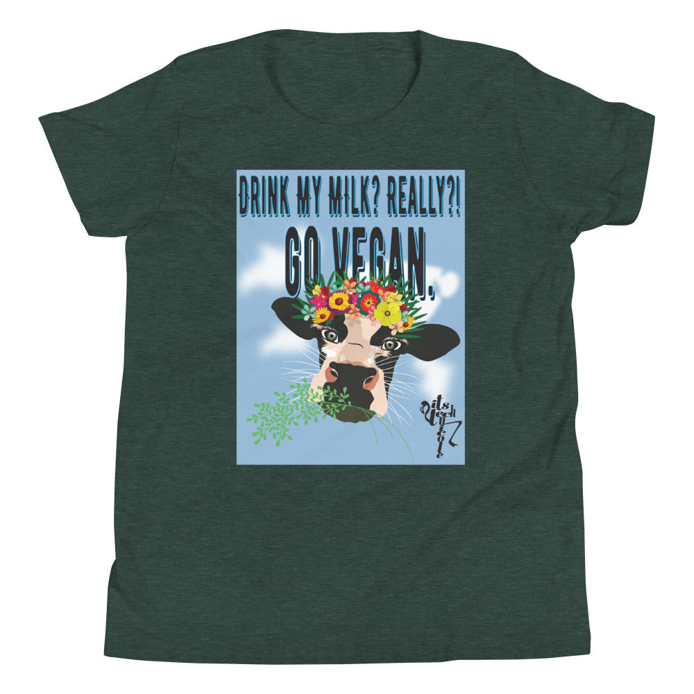 Go Vegan Youth Short Sleeve T-Shirt