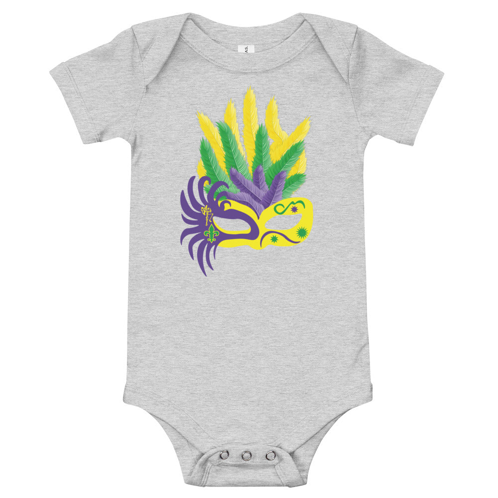 Mardi Gras Mask Onesie