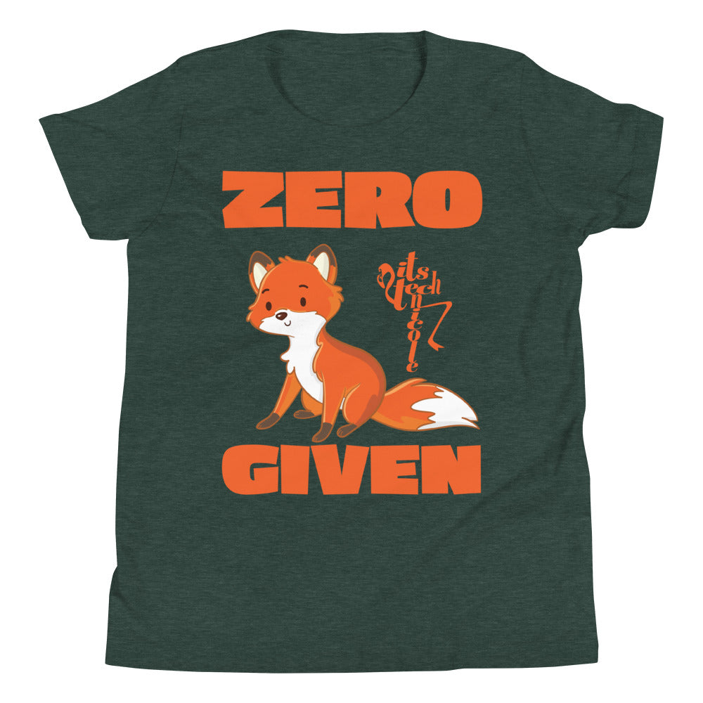 Zero Fox Given Youth Short Sleeve T-Shirt