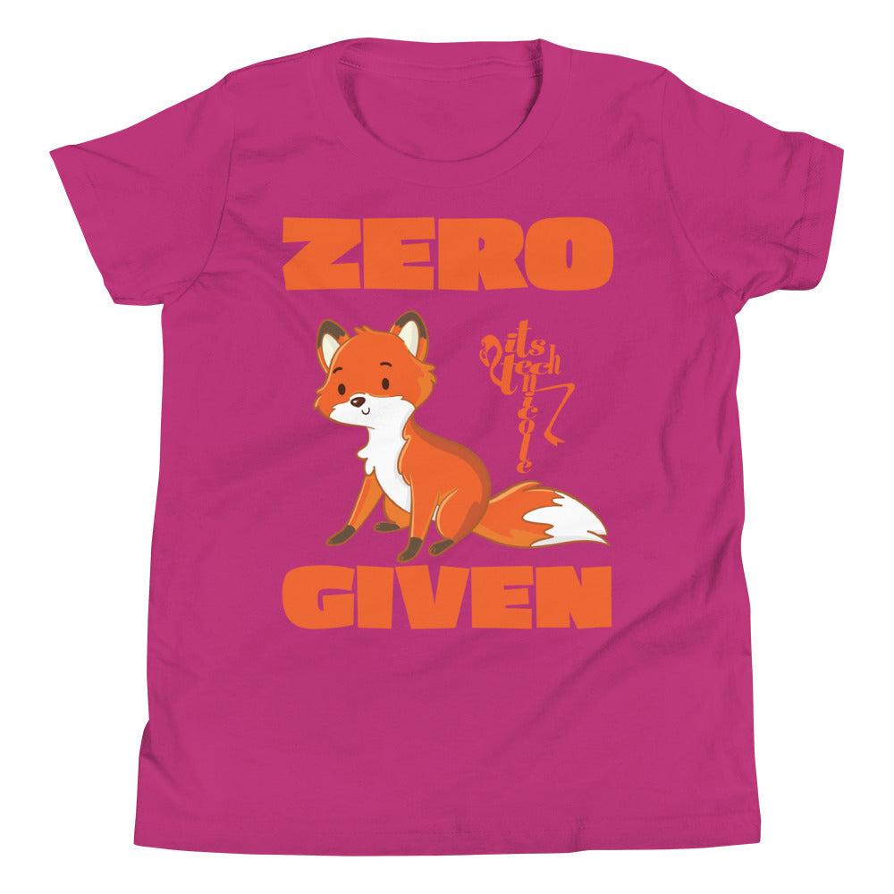 Zero Fox Given Youth Short Sleeve T-Shirt