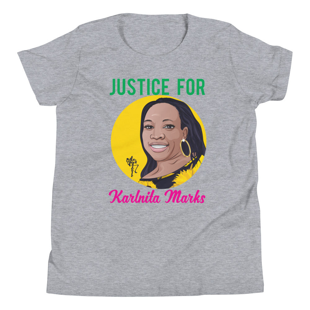 Justice for Karlnita Marks Youth Short Sleeve T-Shirt