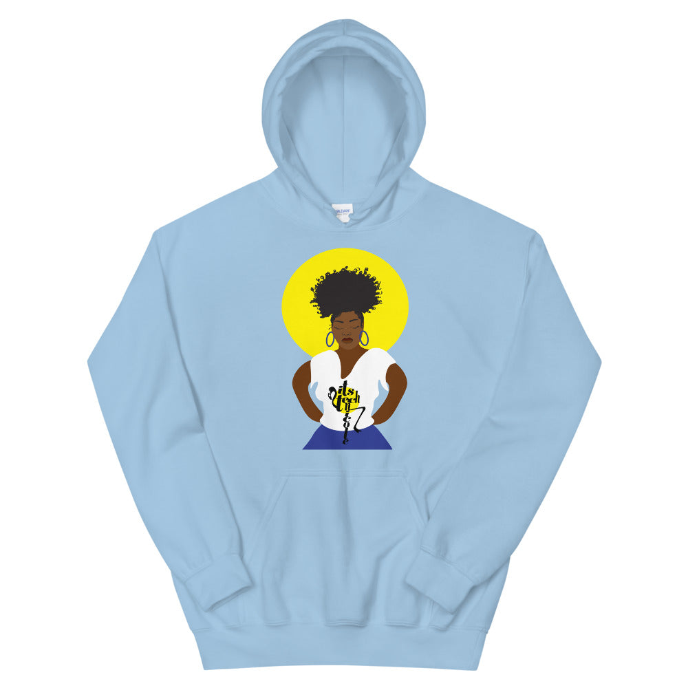 Blue and Gold Unisex Hoodie