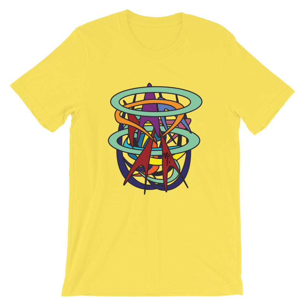 Abstract Short-Sleeve Graphic T-Shirt