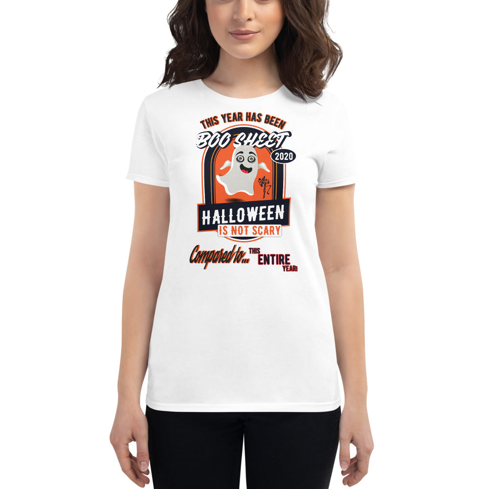 Boo Sheet Women's short sleeve t-shirt
