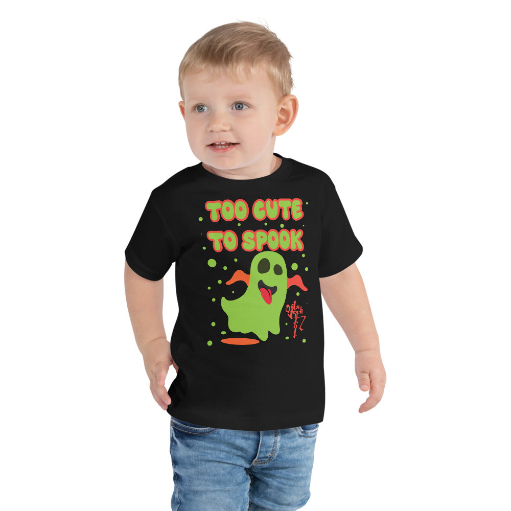 Too Cute To Spook Toddler Short Sleeve Tee