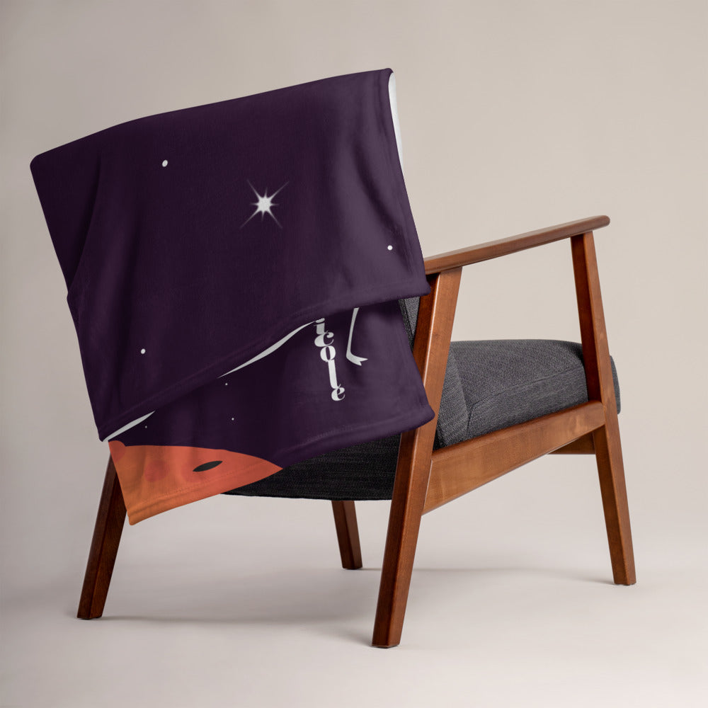 Technicole-ly In Space Throw Blanket