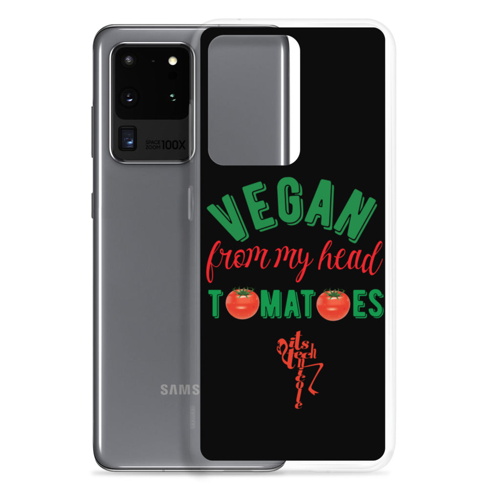 Vegan From My Head Tomatoes Samsung Case
