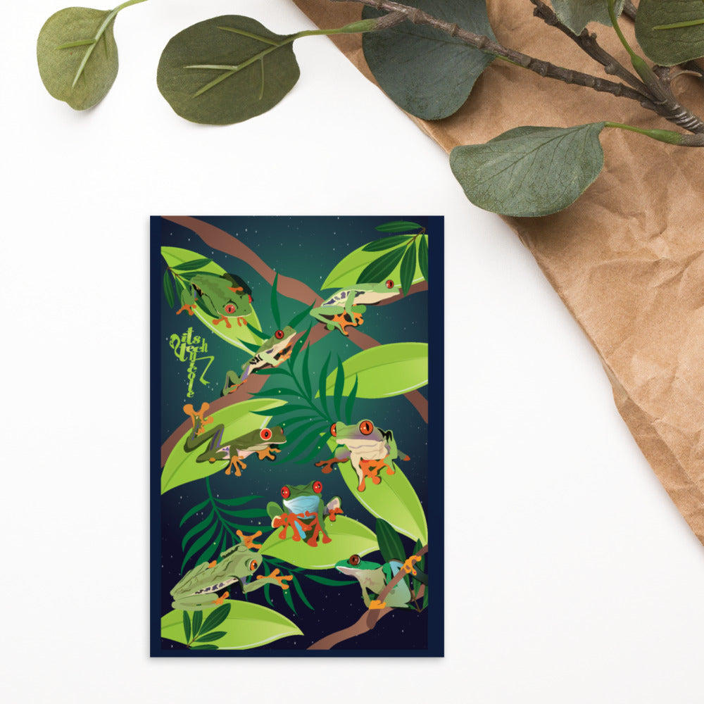 Red-Eyed Tree Frog Series 8 Standard Postcard