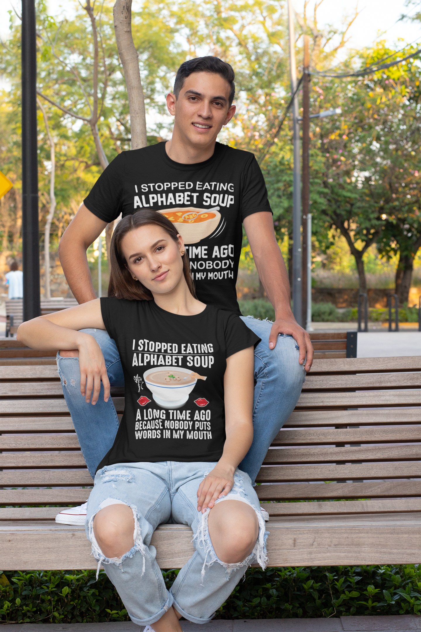 Alphabet Short-Sleeve T-Shirt