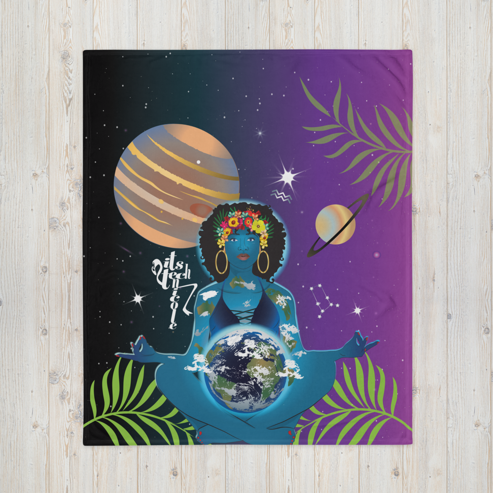 Mother Earth Throw Blanket