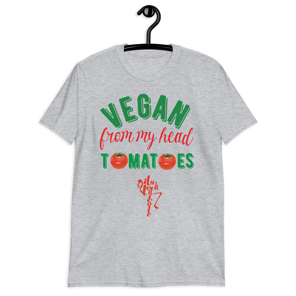 Vegan From My Head Tomatoes Short-Sleeve Unisex T-Shirt